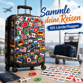 105 Flaggen Sticker Set – wasserfeste Länder-Aufkleber