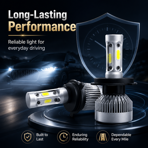 S2 LED-Scheinwerferlampen fürs Auto – H1, H3, H4, H7, H8/H9/H11 und weitere